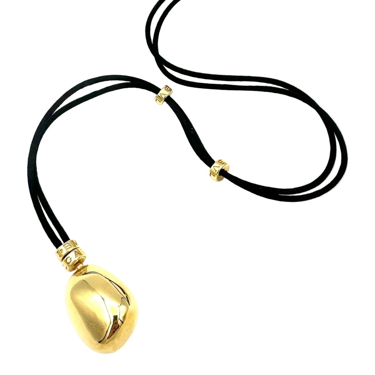 Collier Pendentif BULGARI "Sassi" en or jaune - Castafiore
