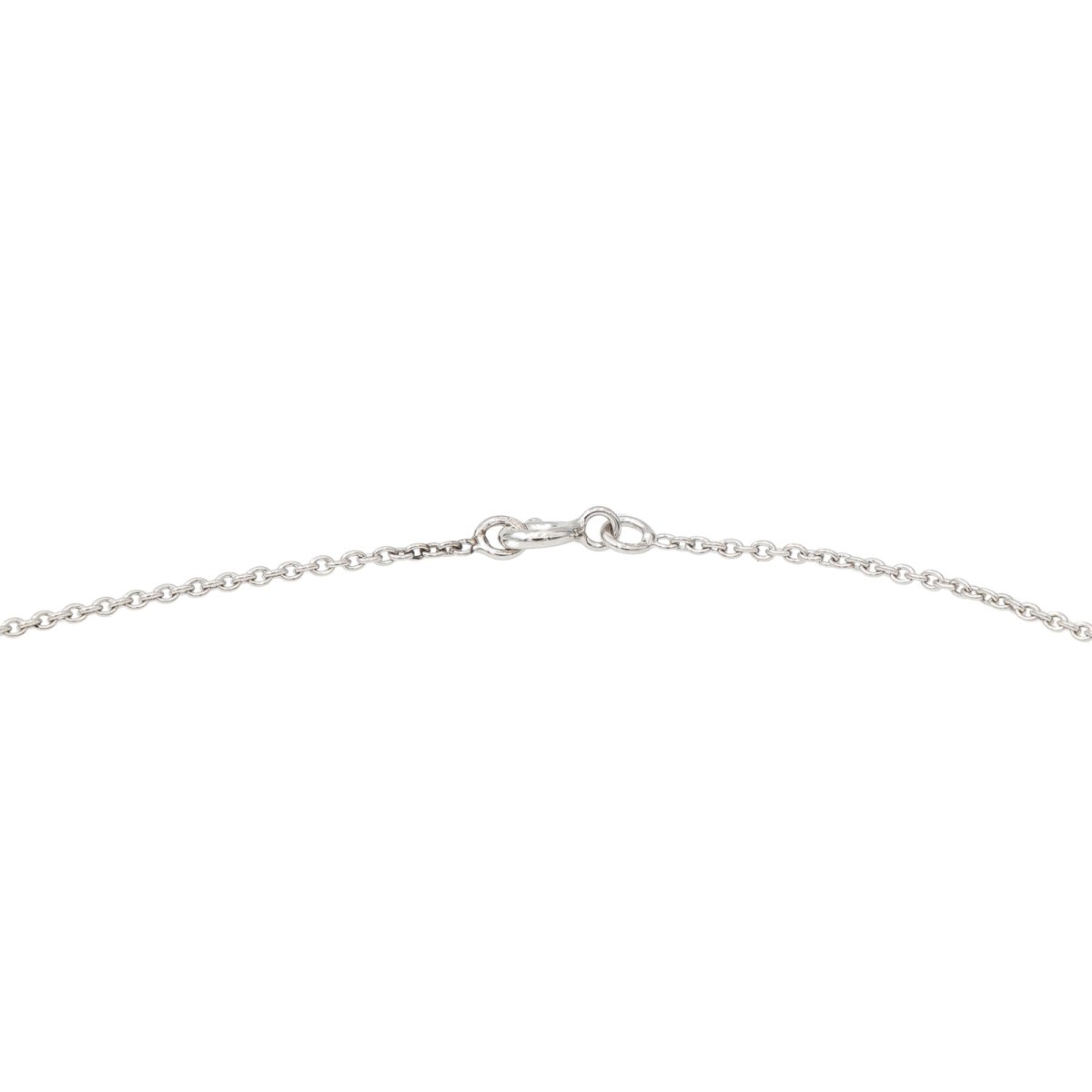 Collier Pendentif carré en or blanc et diamant - Castafiore