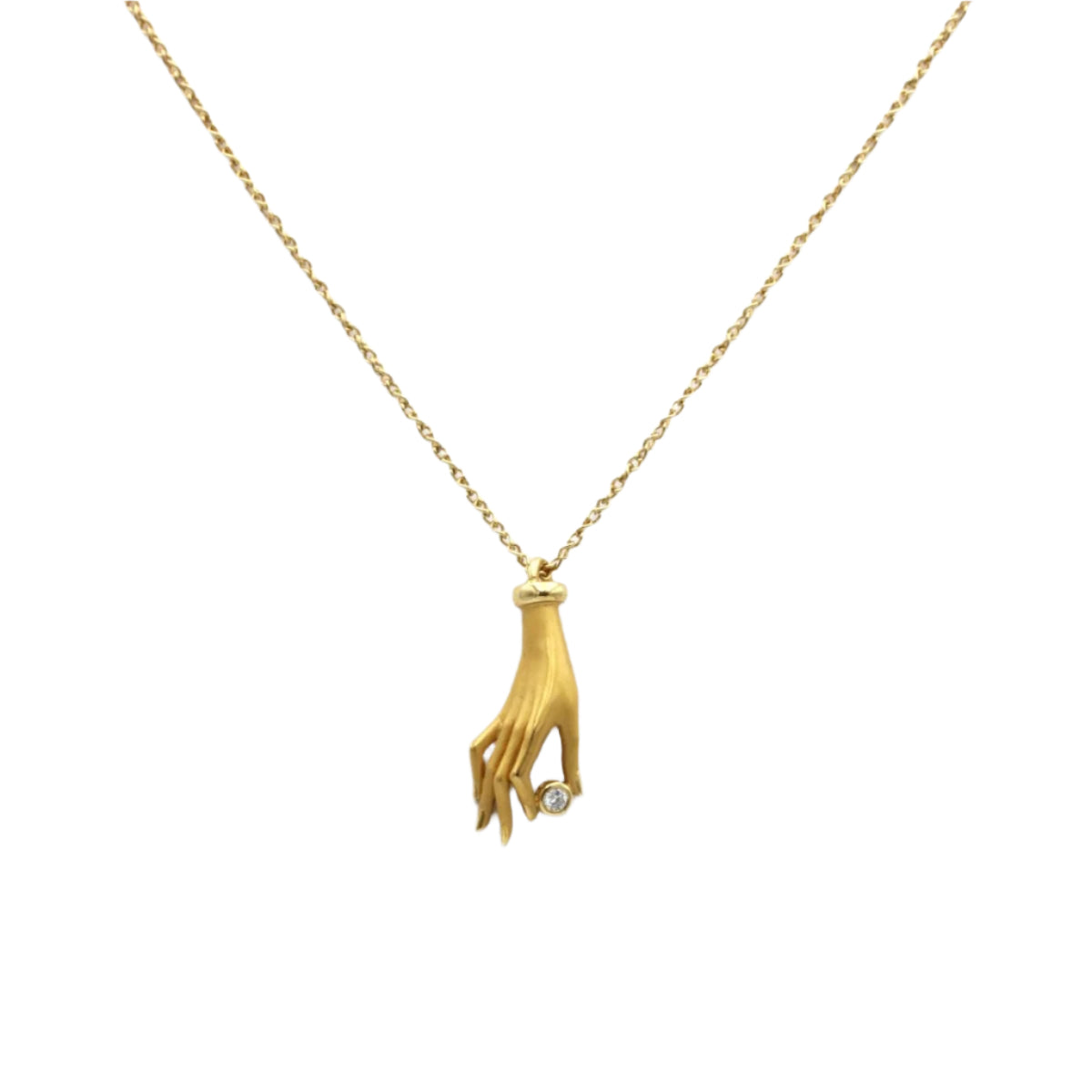 Collier Pendentif CARRERA Y CARRERA "Bonadea Mini" en or jaune et diamant - Castafiore