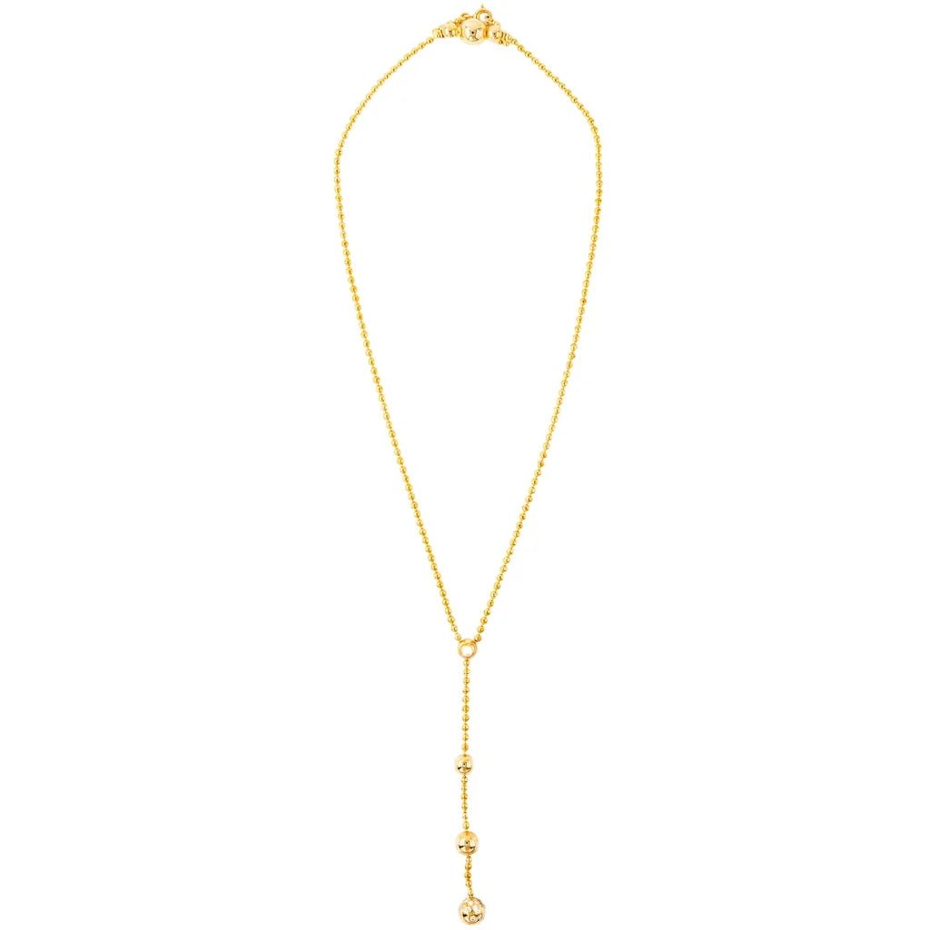 Collier Pendentif CARTIER "Draperie de décolleté" en or jaune et diamants - Castafiore