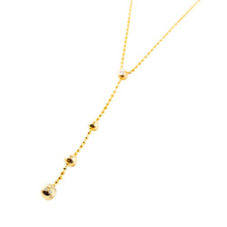 Collier Pendentif CARTIER "Draperie de décolleté" en or jaune et diamants - Castafiore