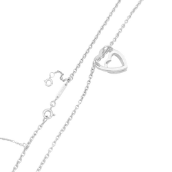 Collier Pendentif CARTIER en or blanc et diamants - Castafiore