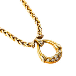 Collier Pendentif CARTIER en or jaune, or rose, or blanc et diamants - Castafiore