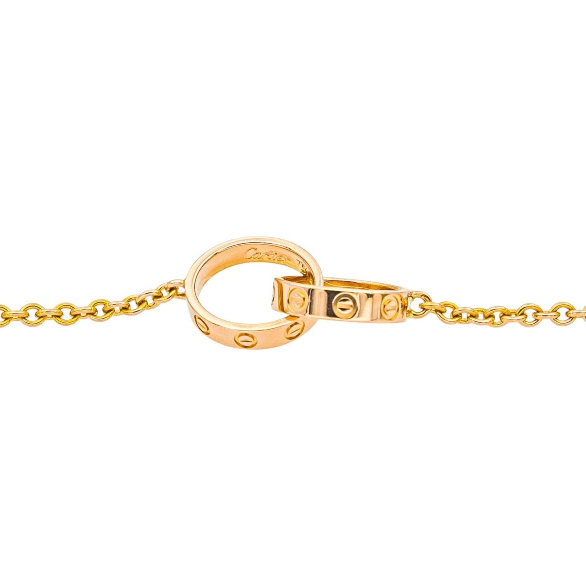 Collier Pendentif CARTIER "Love" en or rose - Castafiore