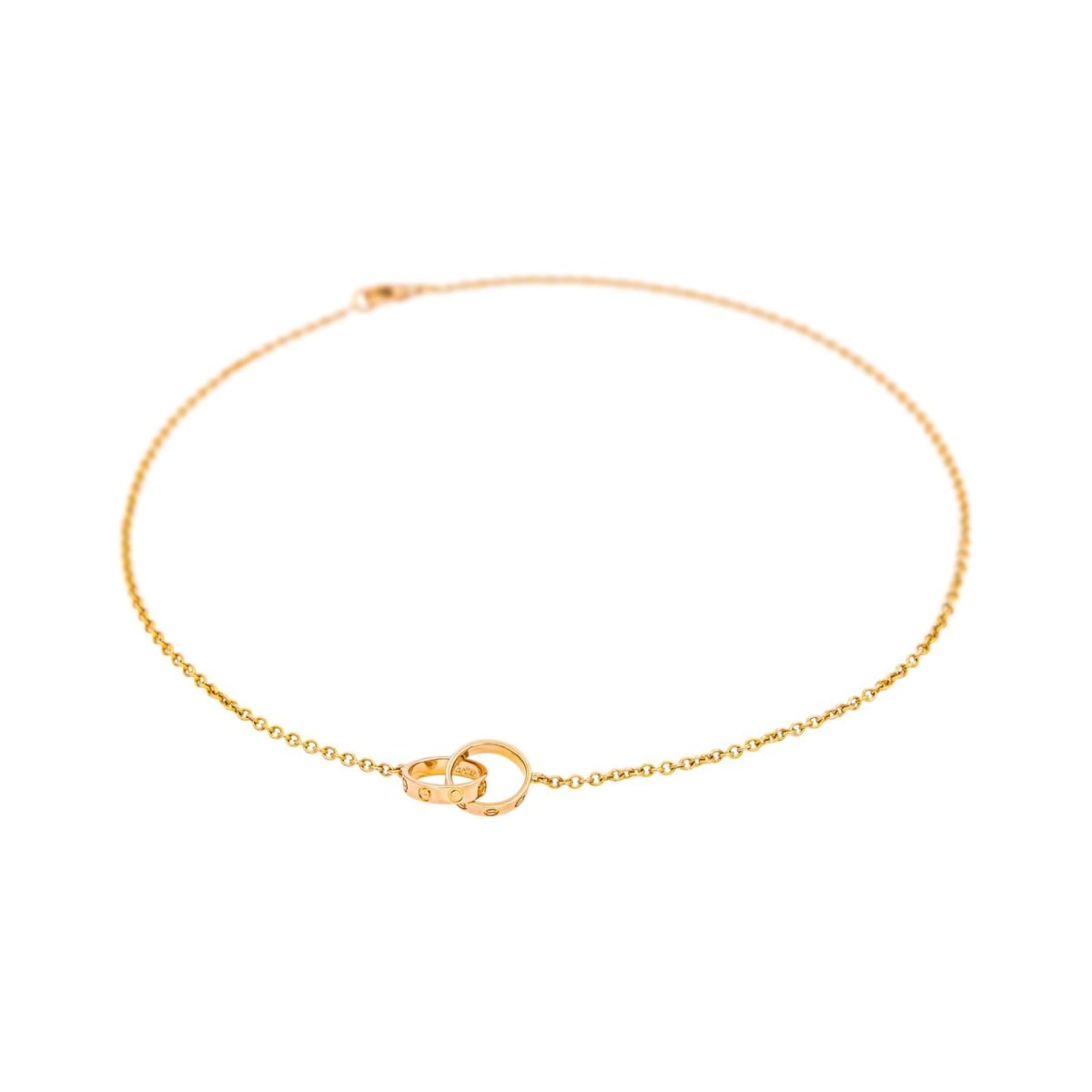 Collier Pendentif CARTIER "Love" en or rose - Castafiore