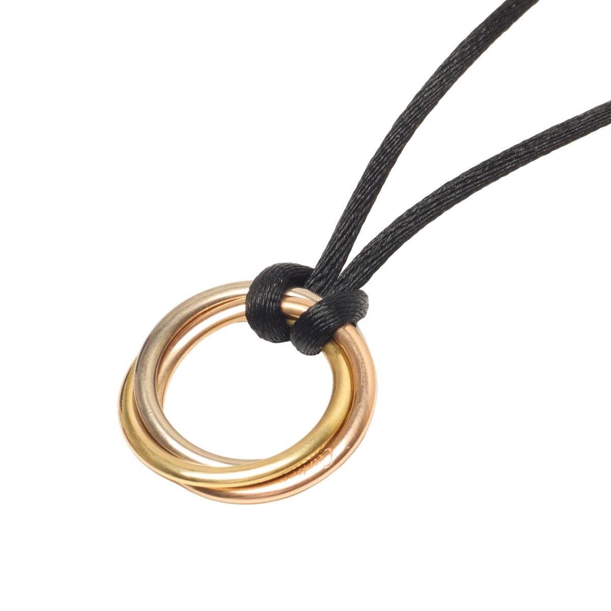 Collier Pendentif CARTIER "Trinity" en or blanc, or jaune et or rose - Castafiore