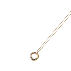 Collier Pendentif CARTIER "Trinity" en or blanc, or jaune, or rose et diamants - Castafiore