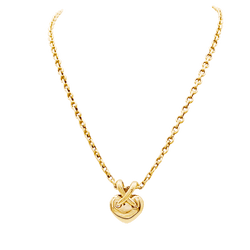 Collier Pendentif CHAUMET "Coeur Liens" en or jaune - Castafiore