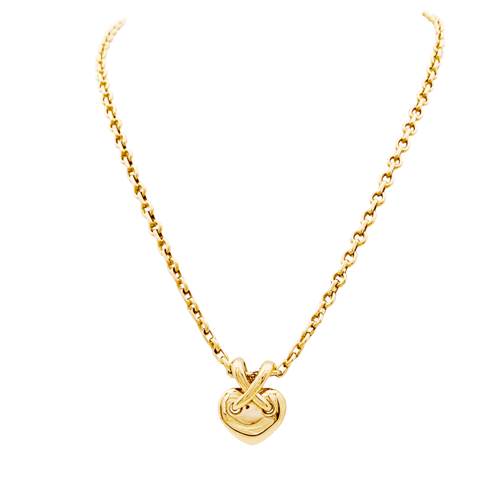 Collier Pendentif CHAUMET "Coeur Liens" en or jaune - Castafiore