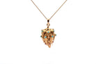 Collier pendentif Chaumet turquoises et rubis en or 18k - Castafiore