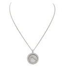 Collier Pendentif CHOPARD "Happy Diamonds" en Or blanc et Diamant - Castafiore