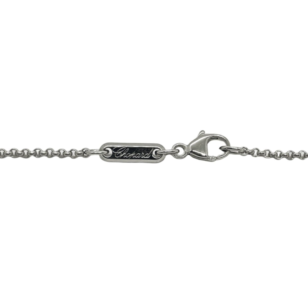 Collier Pendentif CHOPARD "Happy Diamonds" en or blanc et diamant - Castafiore