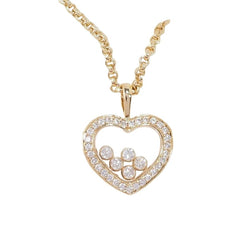 Collier Pendentif CHOPARD "Happy Diamonds" en or jaune et diamants - Castafiore