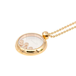 Collier Pendentif CHOPARD "Happy Diamonds Icons" en or rose, saphir et diamants - Castafiore