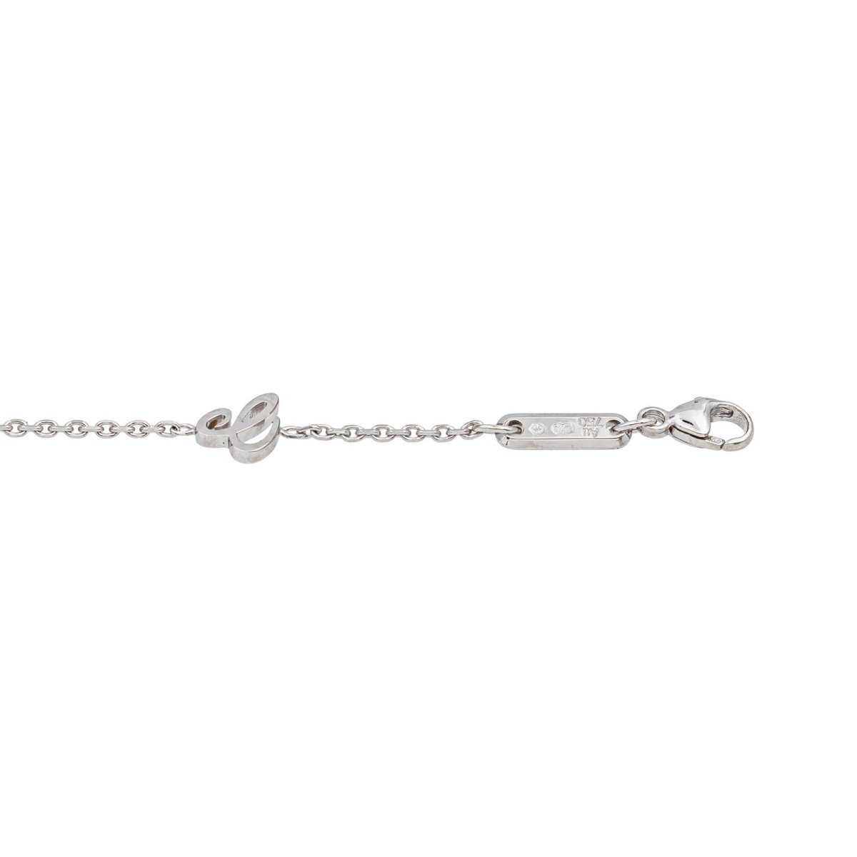 Collier Pendentif CHOPARD "Happy Heart" en or blanc et diamant - Castafiore