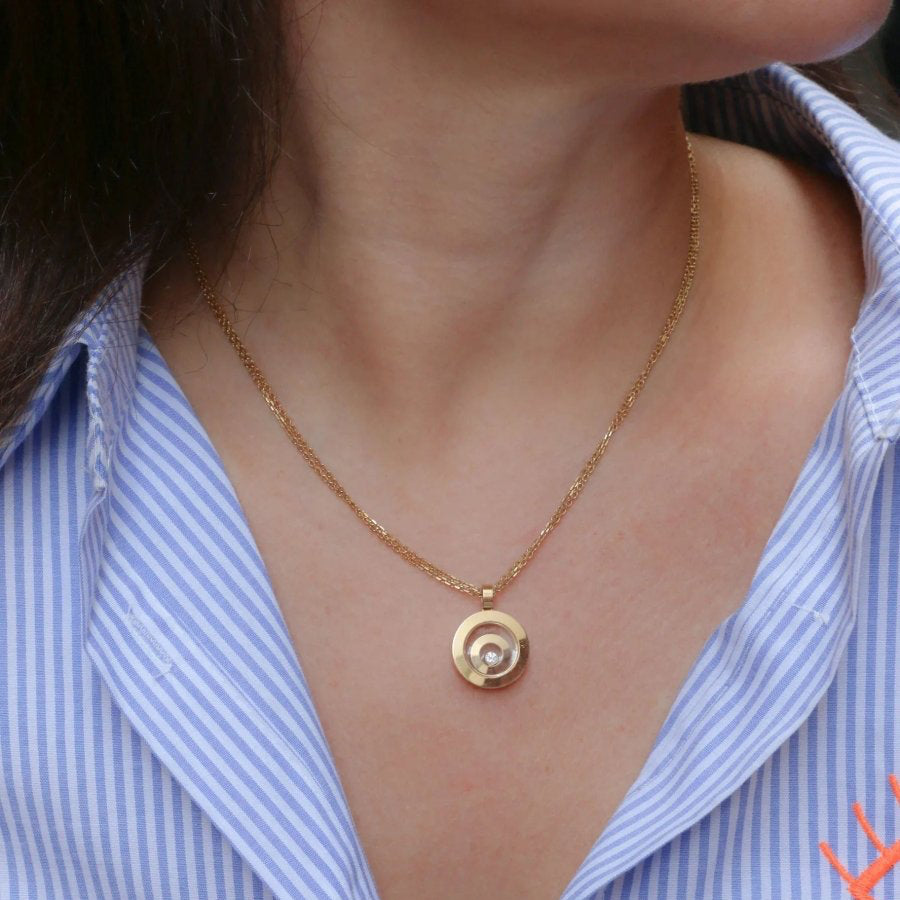 Collier Pendentif Chopard Happy Spirit diamant - Castafiore