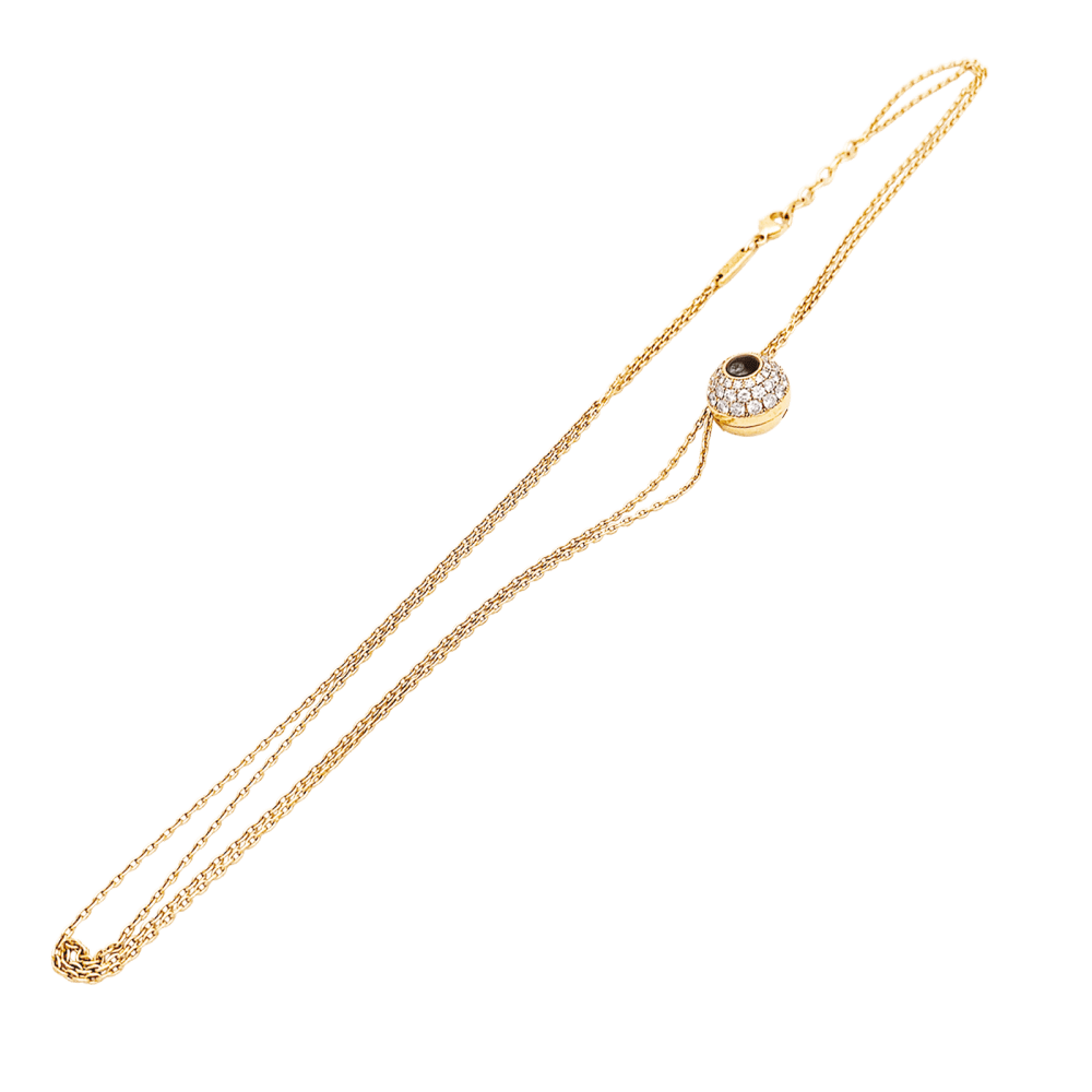 Collier Pendentif CHOPARD "Happy Spirit" en or jaune et diamants - Castafiore