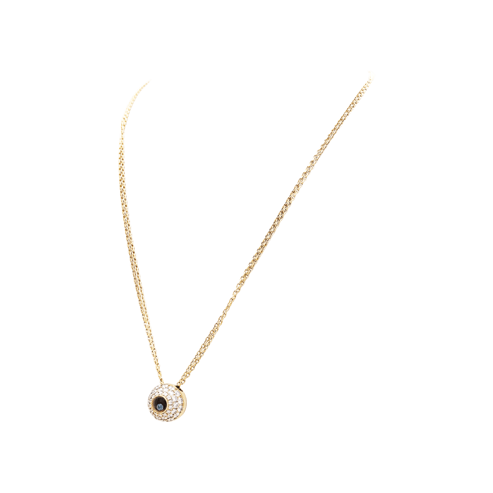 Collier Pendentif CHOPARD "Happy Spirit" en or jaune et diamants - Castafiore