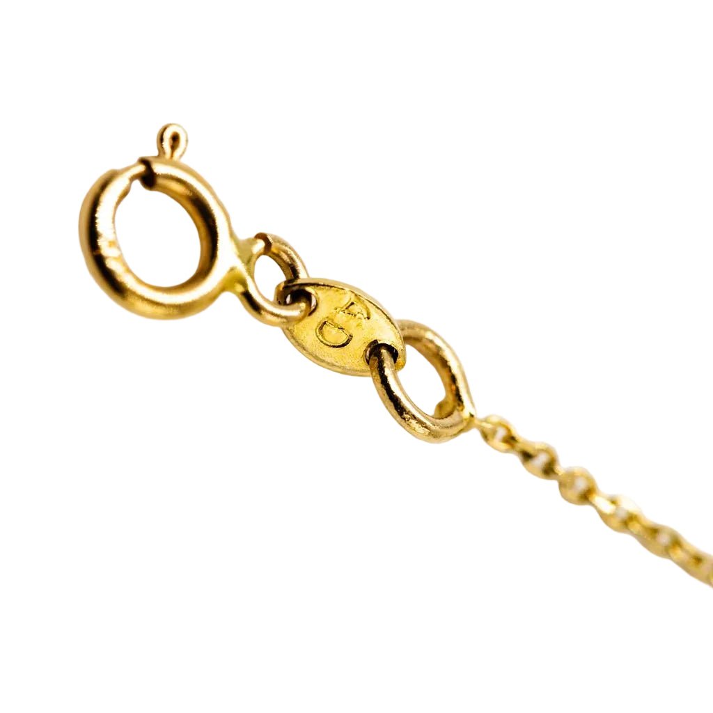 Collier Pendentif Croix en or jaune et diamants - Castafiore