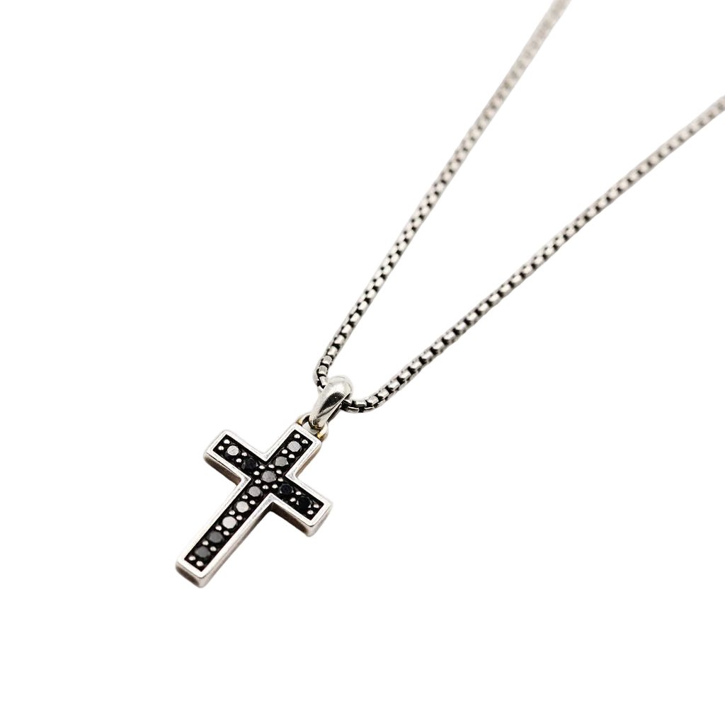 Collier Pendentif DAVID YURMAN en argent et diamants - Castafiore