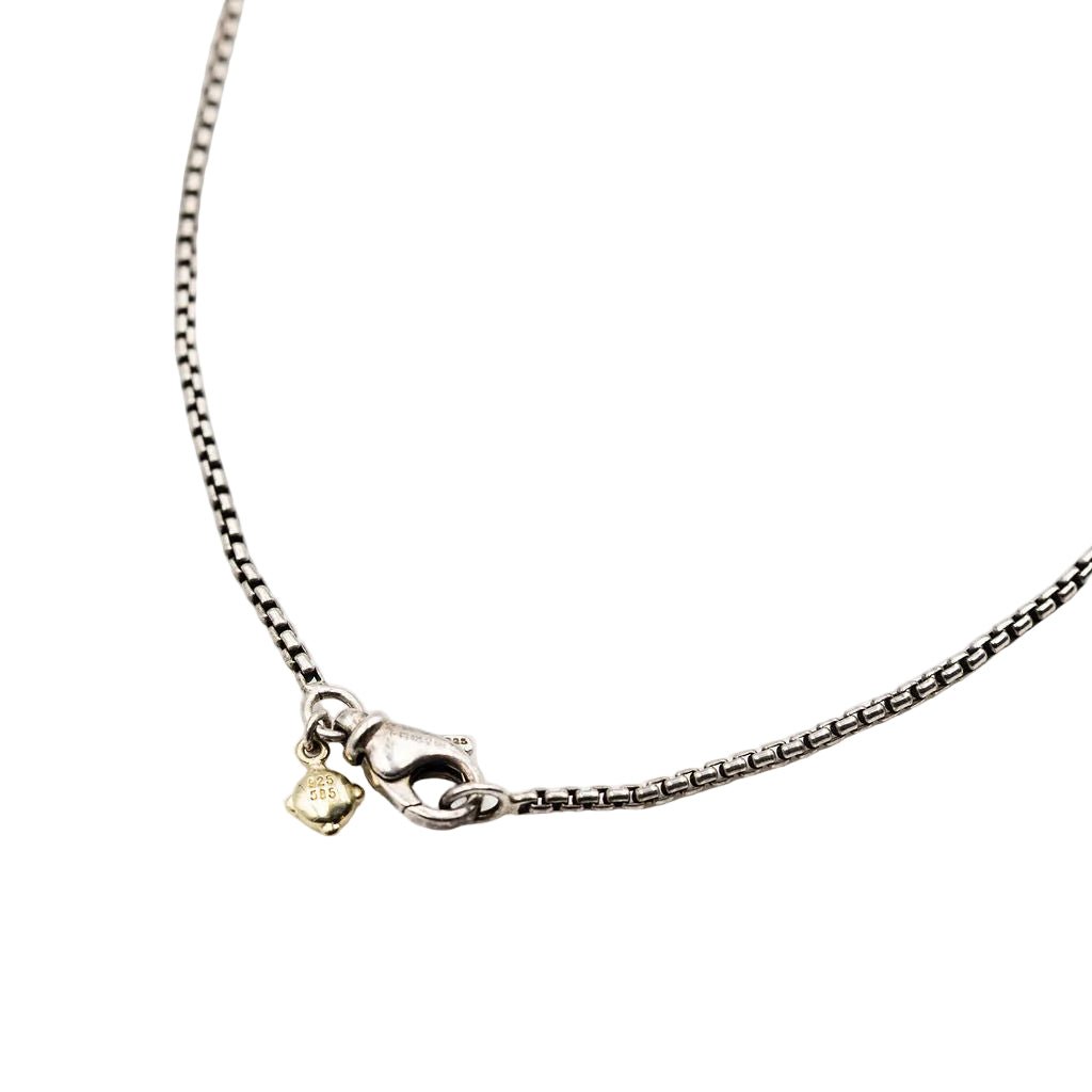 Collier Pendentif DAVID YURMAN en argent et diamants - Castafiore