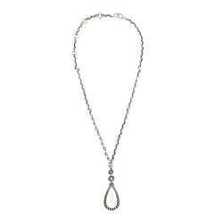 Collier Pendentif DAVID YURMAN en argent, nacre et diamants - Castafiore