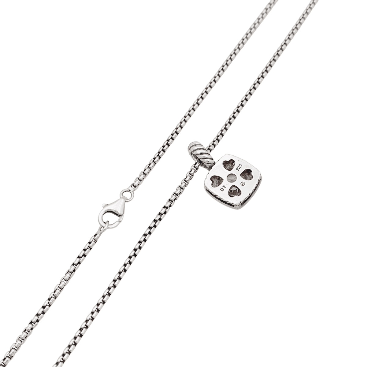 Collier Pendentif DAVID YURMAN Petite Albion en argent, topaze et di Collier Pendentif DAVID YURMAN Petite Albion en argent, topaze et di