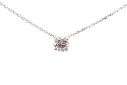 Collier pendentif diamant en or blanc - Castafiore
