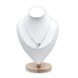 Collier Pendentif DINH VAN en or blanc et diamants - Castafiore