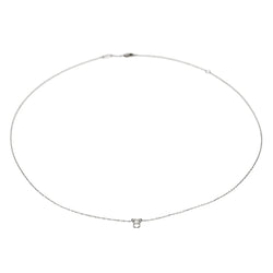 Collier Pendentif DINH VAN "Le Cube" en or blanc et diamant - Castafiore