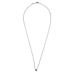 Collier Pendentif DINH VAN "Le Cube" en or blanc et diamant - Castafiore