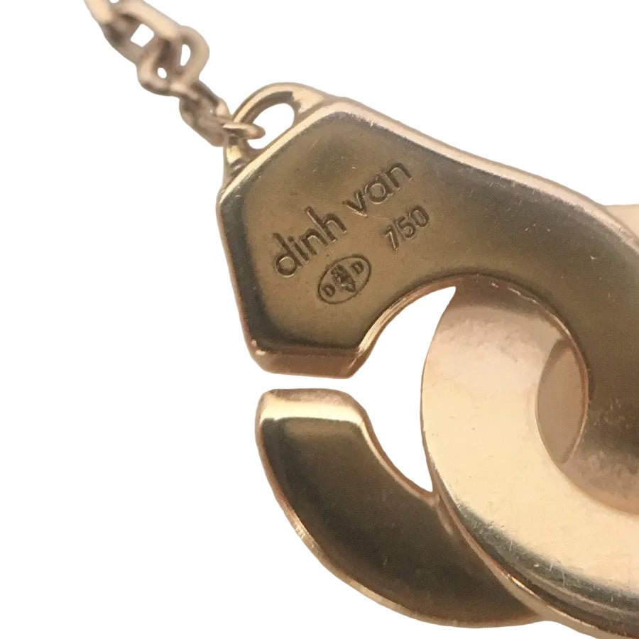 Collier Pendentif DINH VAN "Menottes" en or rose - Castafiore