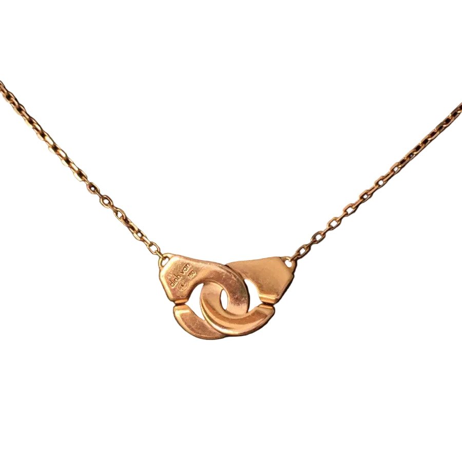 Collier Pendentif DINH VAN "Menottes" en or rose - Castafiore
