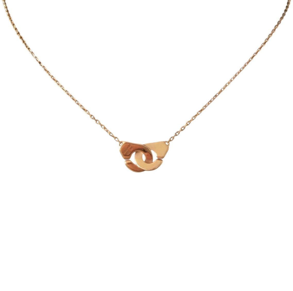 Collier Pendentif DINH VAN "Menottes" en or rose - Castafiore