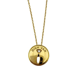 Collier Pendentif DINH VAN "Punaise" en or jaune et diamant - Castafiore