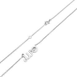 Collier Pendentif DIOR "Dioramour" en or blanc et diamants - Castafiore