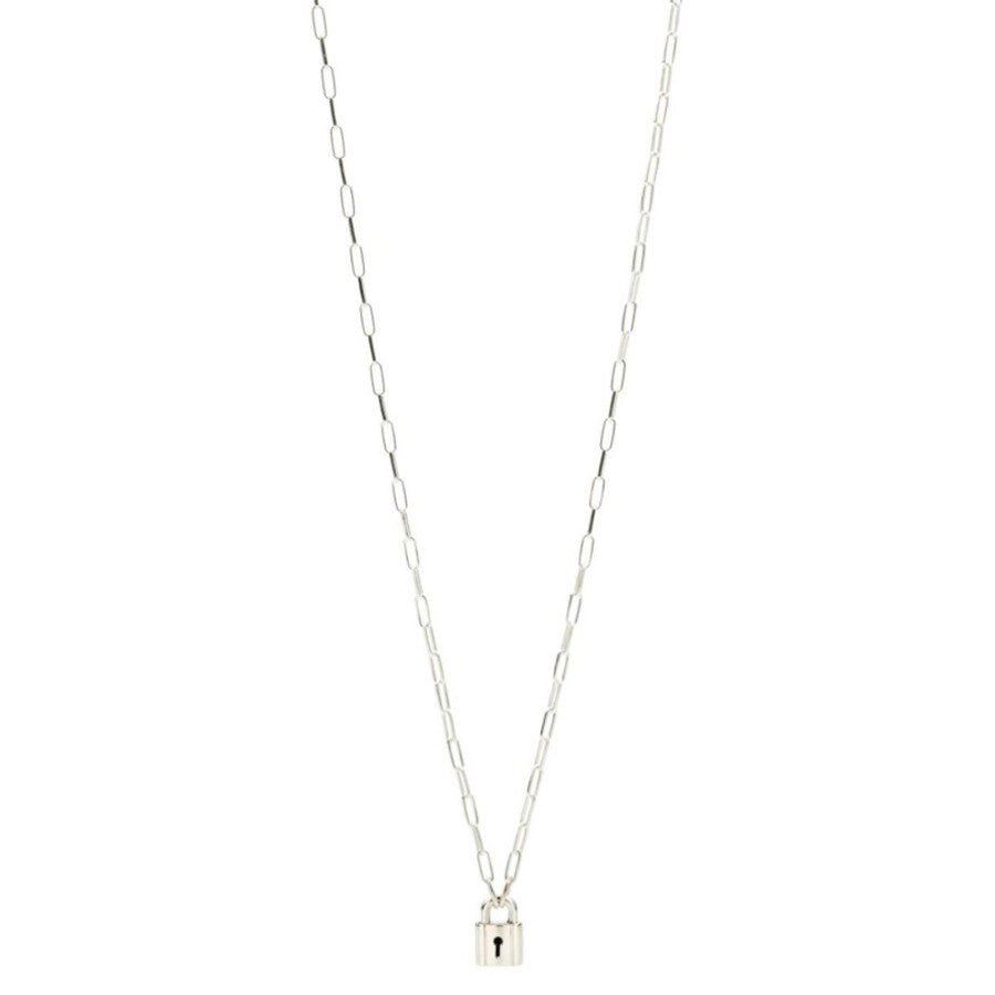 Collier Pendentif DODO "Lock" en argent - Castafiore