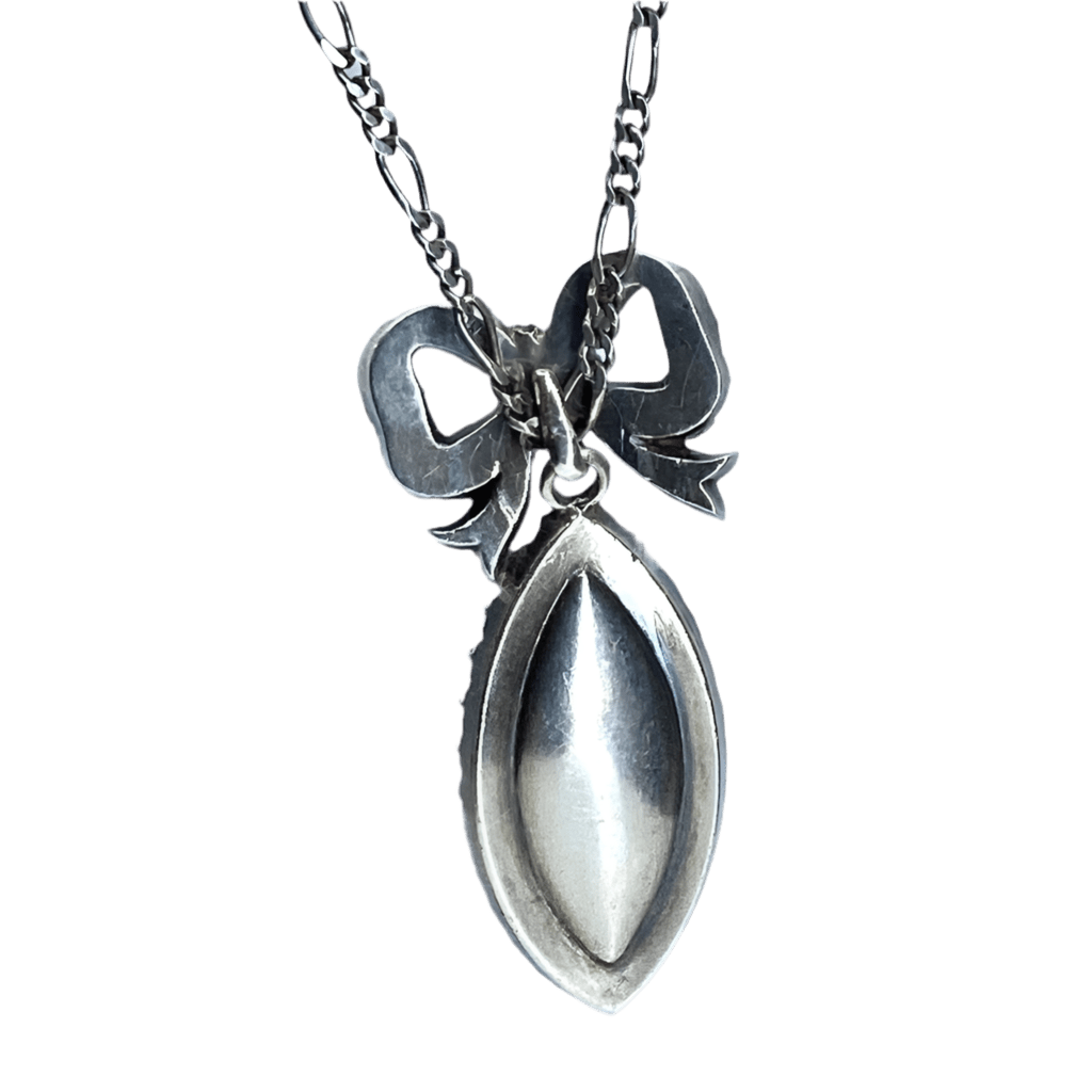 Collier Pendentif en argent et émail - Castafiore