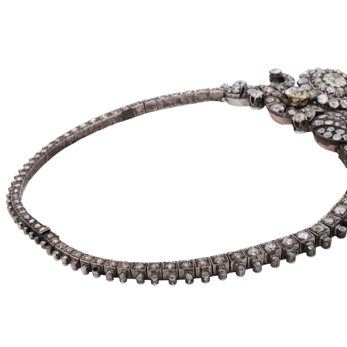 Collier Pendentif en or, argent et diamants - Castafiore
