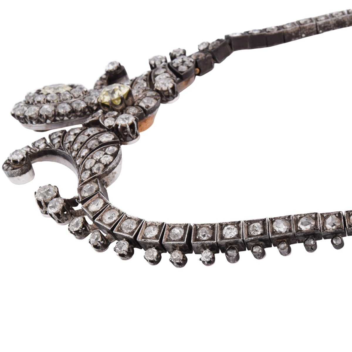 Collier Pendentif en or, argent et diamants - Castafiore