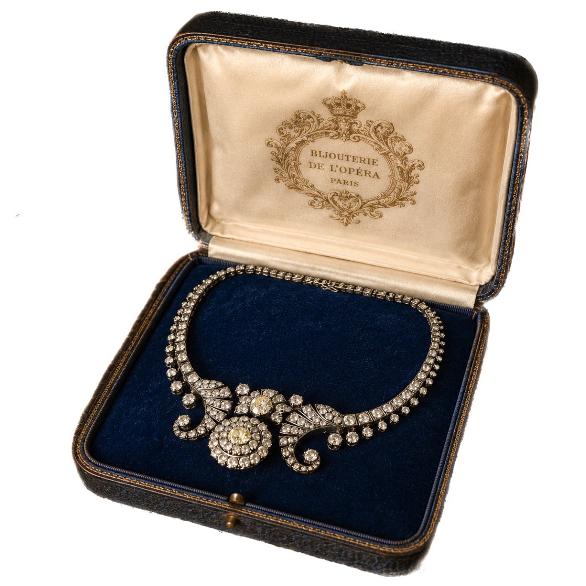 Collier Pendentif en or, argent et diamants - Castafiore