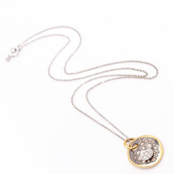 Collier Pendentif en or bicolore et diamants - Castafiore