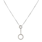 Collier Pendentif en Or blanc 18 carats et Diamant - Castafiore