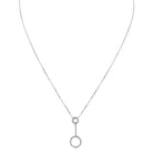 Collier Pendentif en Or blanc 18 carats et Diamant - Castafiore