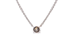 Collier Pendentif en or blanc et diamant - Castafiore