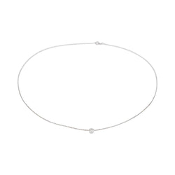 Collier Pendentif en or blanc et diamant - Castafiore