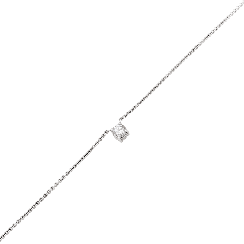 Collier Pendentif en or blanc et diamant - Castafiore