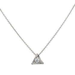 Collier Pendentif en or blanc et diamant - Castafiore