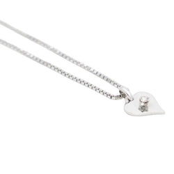 Collier Pendentif en or blanc et diamant - Castafiore