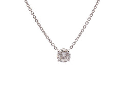 Collier Pendentif en or blanc et diamant - Castafiore